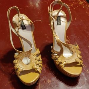 Joan and David wedge shoes